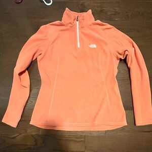 The North Face Vibrant Orange Fleece Pullover